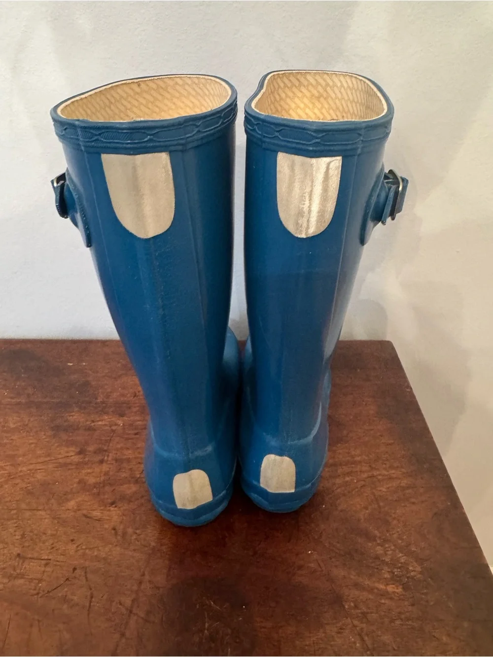 Hunter Kids Blue Tall Rain Boots